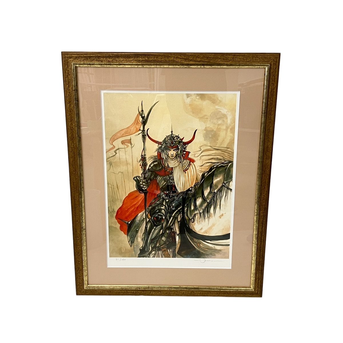 アールビバン 天野喜孝 初陣 81/250 ジクレ 保証書付き 中古 美 アールビバン 天野喜孝 初陣 81/250 ジクレ 保証書付き 中古 美