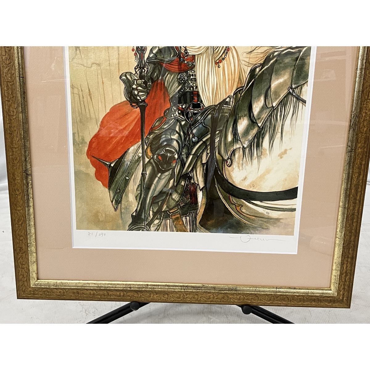 アールビバン 天野喜孝 初陣 81/250 ジクレ 保証書付き 中古 美 アールビバン 天野喜孝 初陣 81/250 ジクレ 保証書付き 中古 美
