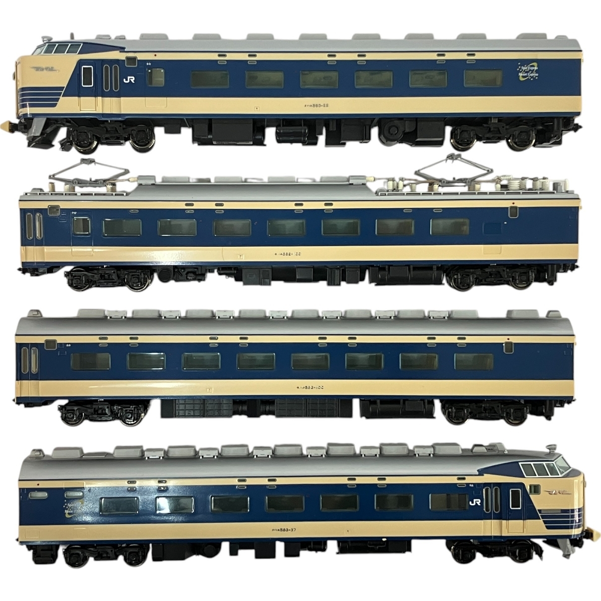 TOMIX HO-019 国鉄 583系 特急電車 クハネ583 基本 4両セット HO TOMIX HO-019 国鉄 583系 特急電車 クハネ583 基本 4両セット HO