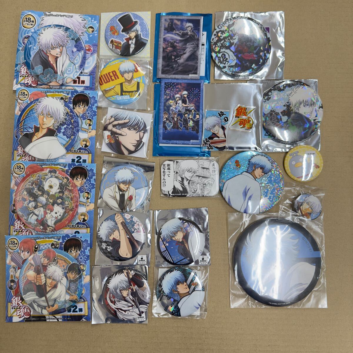 銀魂☆坂田銀時/銀さん グッズ まとめ売り セット 缶バッジ 銀魂☆坂田銀時/銀さん グッズ まとめ売り セット 缶バッジ
