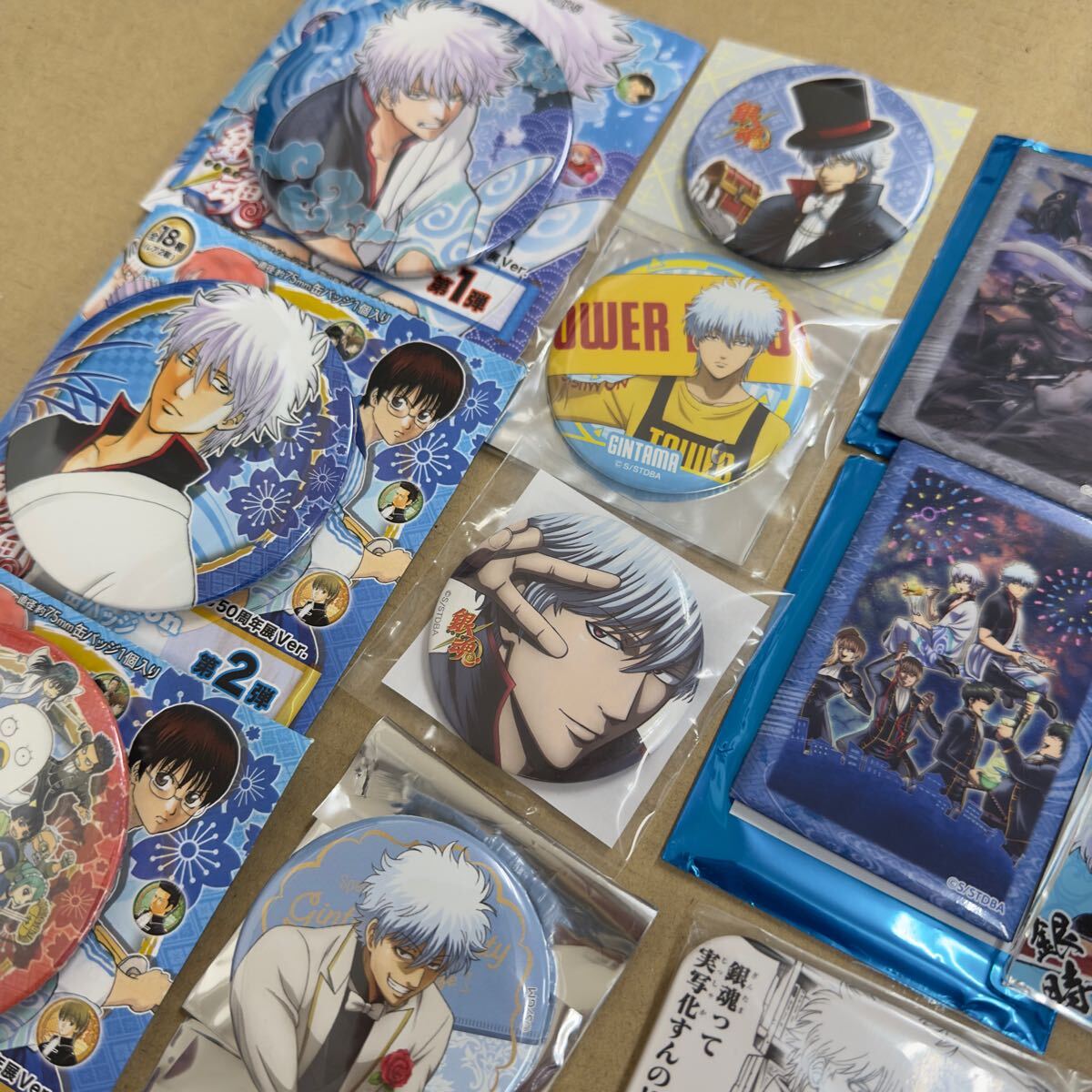 銀魂☆坂田銀時/銀さん グッズ まとめ売り セット 缶バッジ 銀魂☆坂田銀時/銀さん グッズ まとめ売り セット 缶バッジ