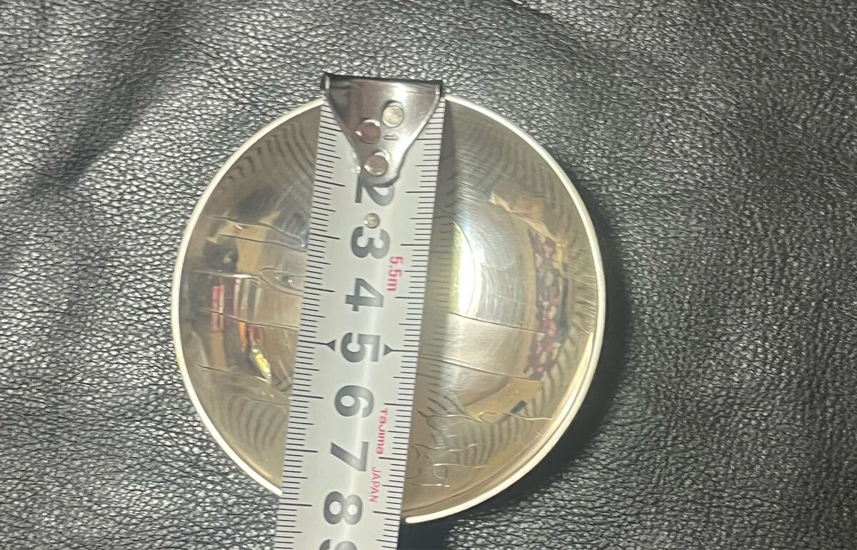 銀杯 一信刻 銀細工 作家 刻印あり総重量約256.0g コレクション 銀杯 一信刻 銀細工 作家 刻印あり総重量約256.0g コレクション