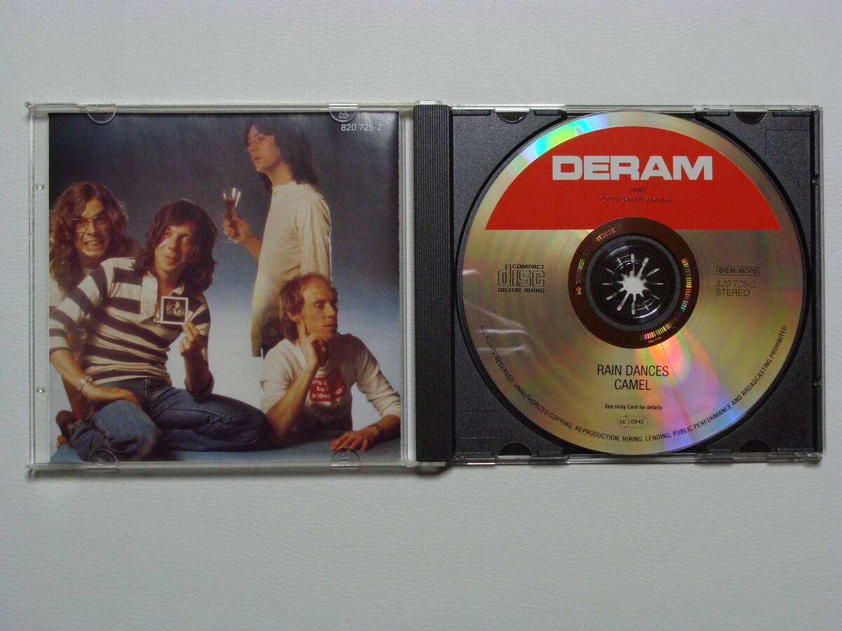 キャメル 雨のシルエット 独盤CD CAMEL RAIN DANCES 1977年作品 DERAM 820 725-2 送料185円_画像4