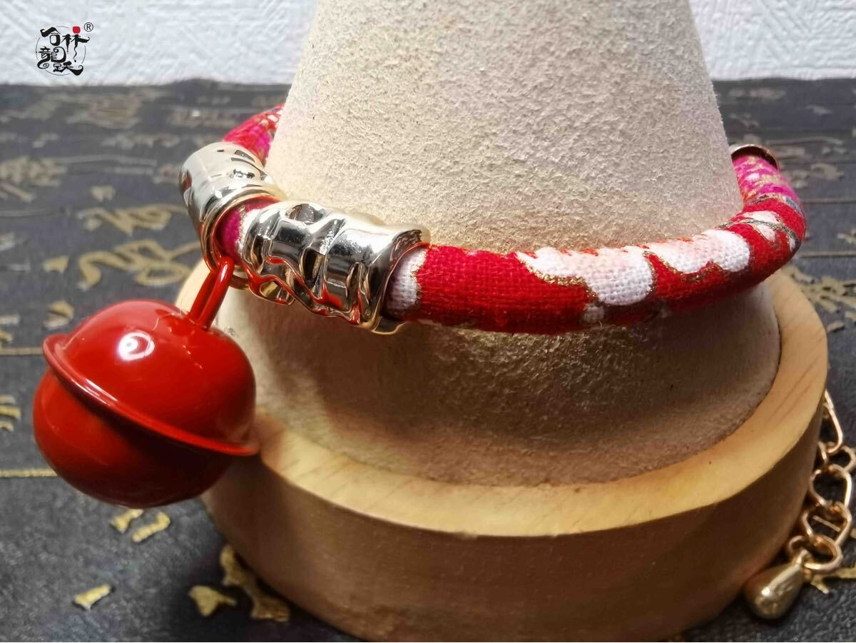 мода Trend . прекрасный вышивка obi колокольчик домашнее животное ошейник