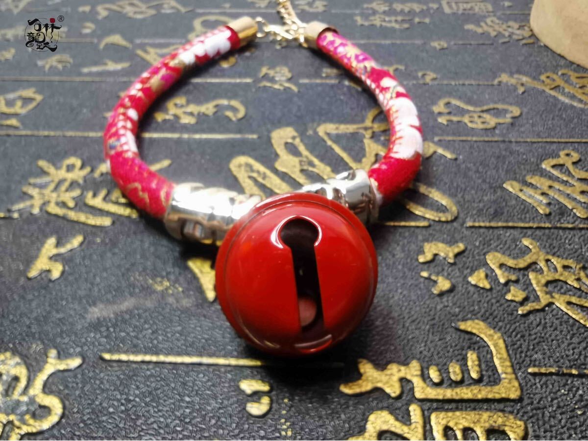 мода Trend . прекрасный вышивка obi колокольчик домашнее животное ошейник