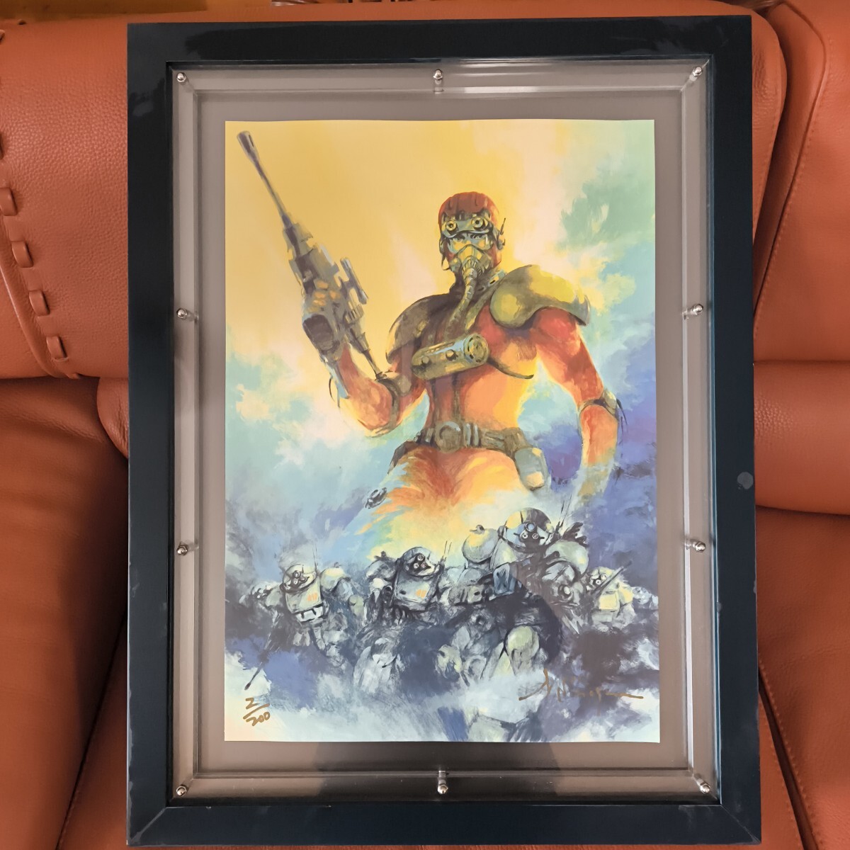 装甲騎兵ボトムズ 塩山紀生氏 原画 シルクスクリーン