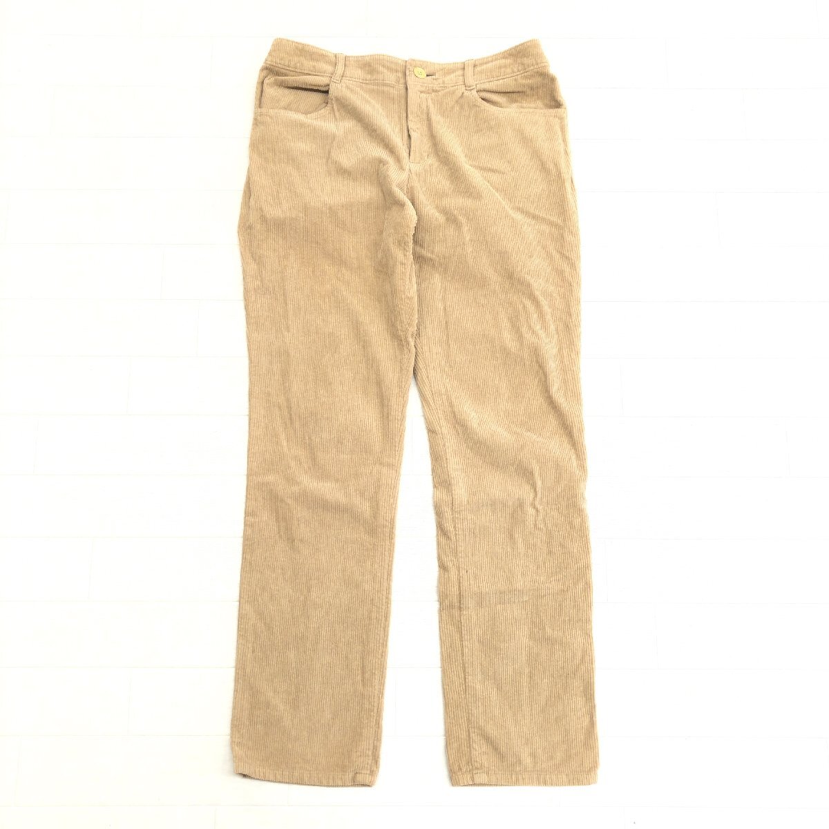 SONIA RYKIEL ソニアリキエル コーデュロイ ストレッチ テーパードパンツ 40(L) ブラウン系 イージーパンツ レディース 女性用