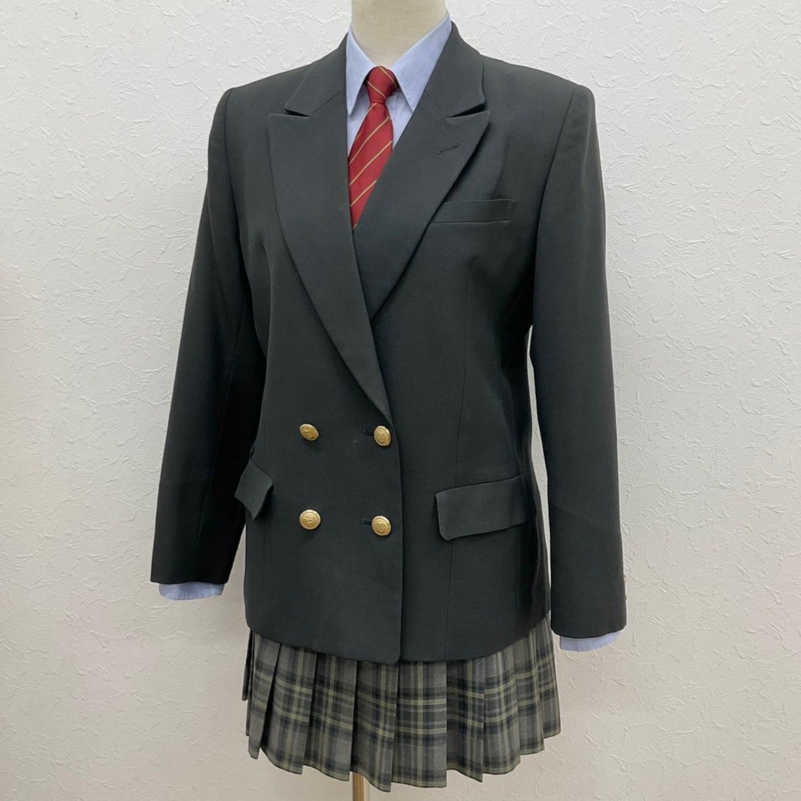 U1494/S1527(中古)神奈川県 田奈高校 女子制服4点 /ブレザー:L U1494/S1527(中古)神奈川県 田奈高校 女子制服4点 /ブレザー:L