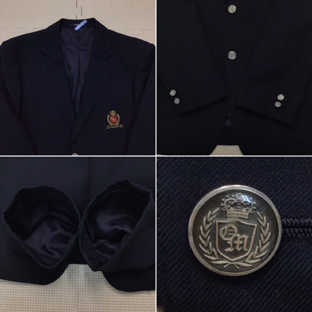 2024人気新作 OT483-1 (中古) /M/W82 4点セット 男子学生服 小山南高校 栃木県 学生服