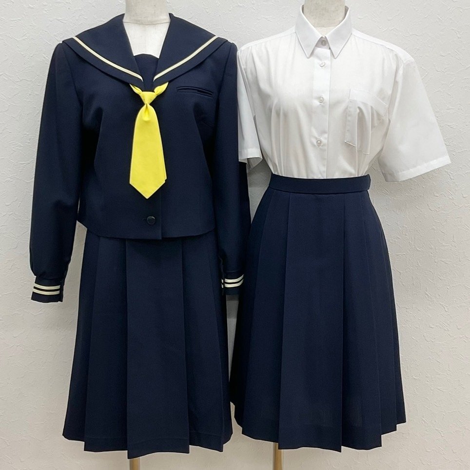 U1490/S1521(中古)群馬県 安中市立第二中学校 女子制服5点 U1490/S1521(中古)群馬県 安中市立第二中学校 女子制服5点