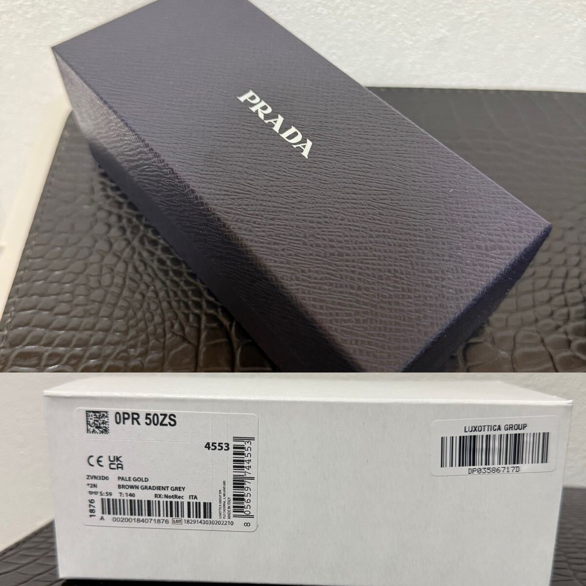 PRADA プラダ シンボルサングラス ゴールドフレームブラウン PRADA プラダ シンボルサングラス ゴールドフレームブラウン