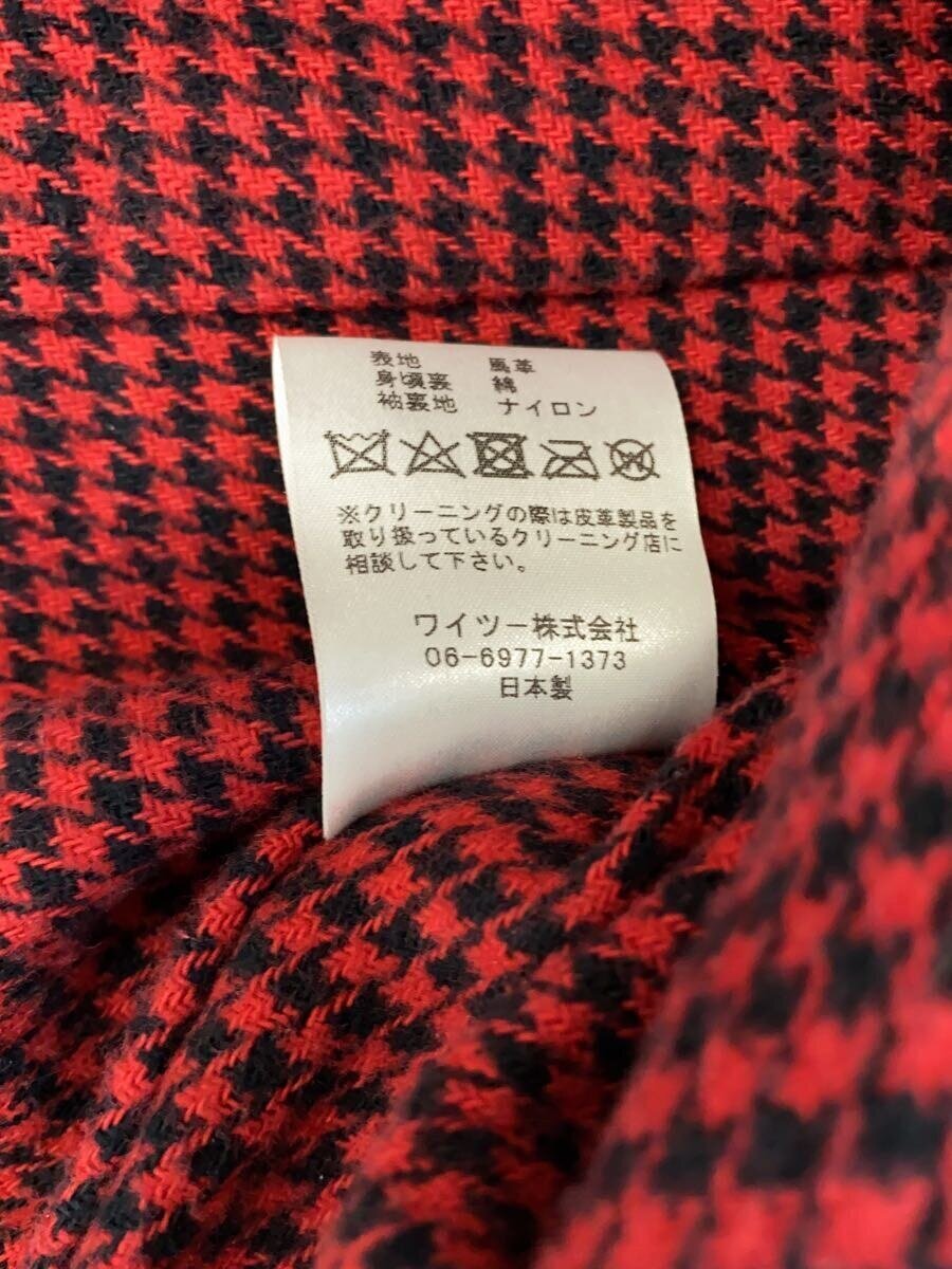 Y’2 LEATHER◆VINTAGE HORSE SINGLE RIDERS/シングルライダースジャケット/36/馬革/BLK//