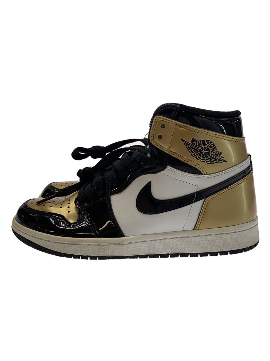 NIKE◆AIR JORDAN 1 RETRO HIGH OG NRG/エアジョーダンレトロハイ/ブラック/25cm/BLK