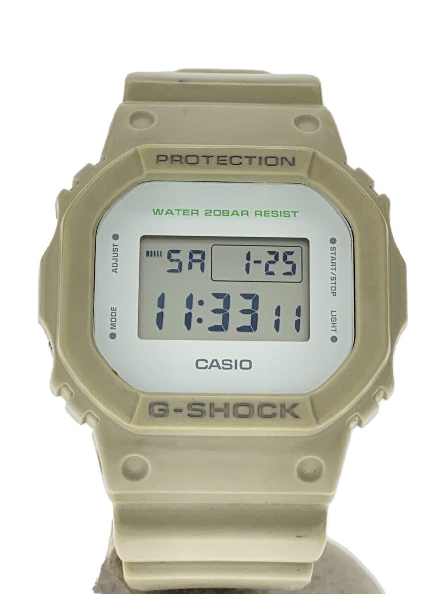 CASIO◆クォーツ腕時計・G-SHOCK/デジタル/BEG
