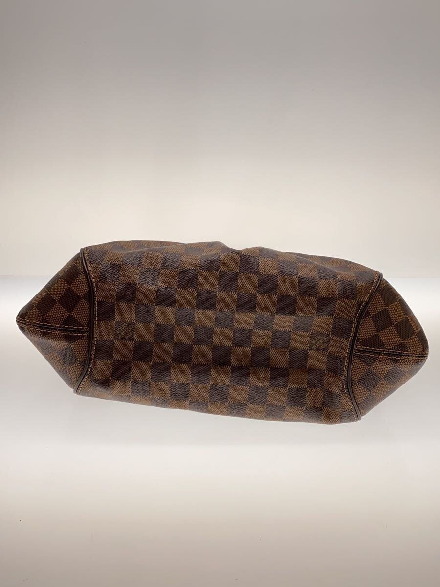 LOUIS VUITTON◇システィナPM_ダミエ・エベヌ_BRW/PVC/ブラウン LOUIS VUITTON◇システィナPM_ダミエ・エベヌ_BRW/PVC/ブラウン