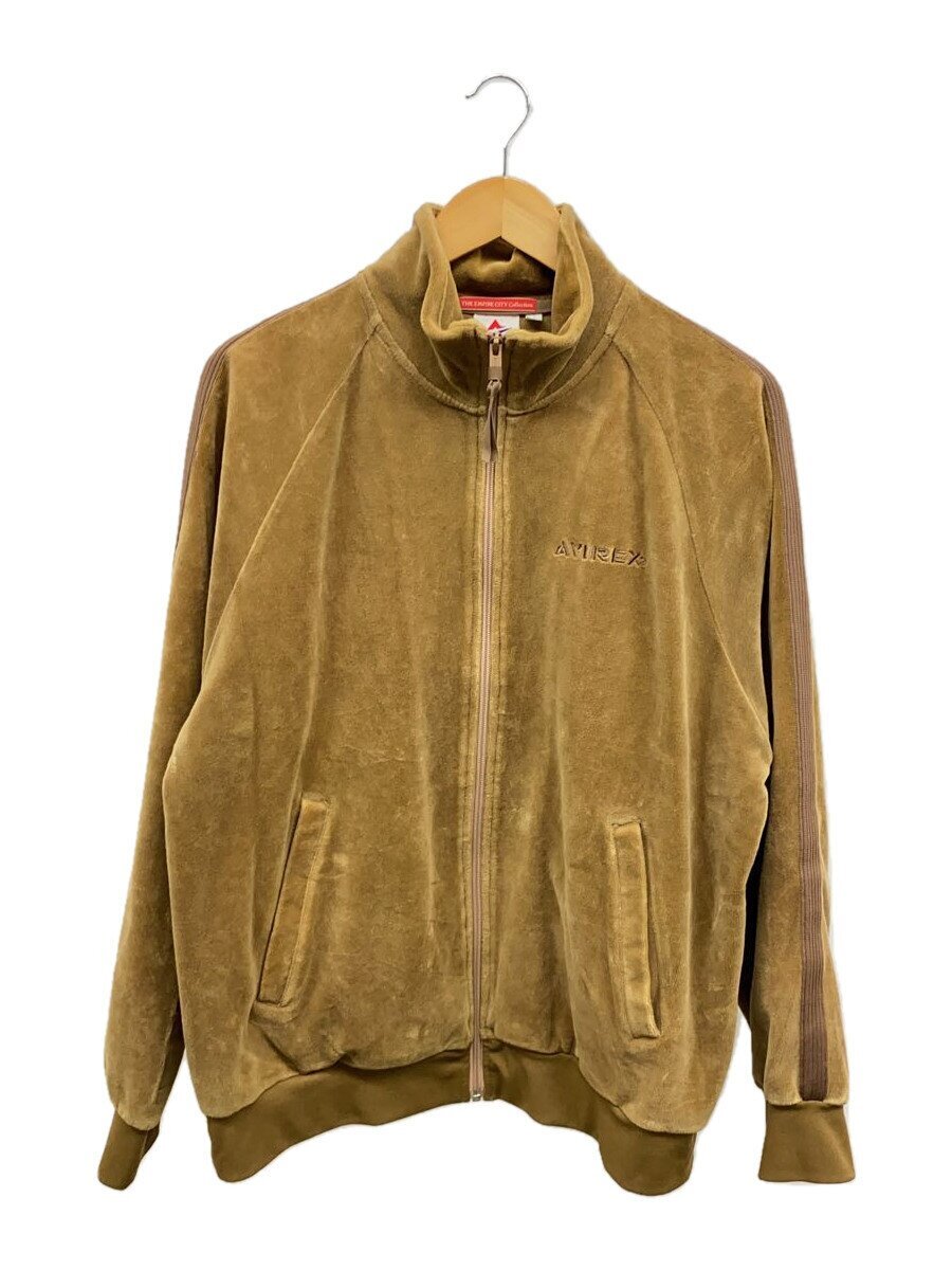 【ギフト】 AVIREX◆VELOUR TRACK JACKET/ジャージ/L/キャメル/CML/無地/783-3230054 その他