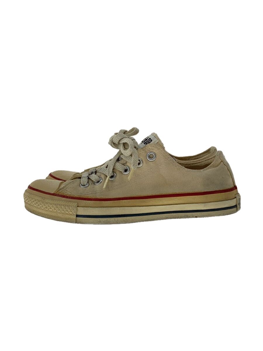 CONVERSE◆ローカットスニーカー/US5.5/アイボリー