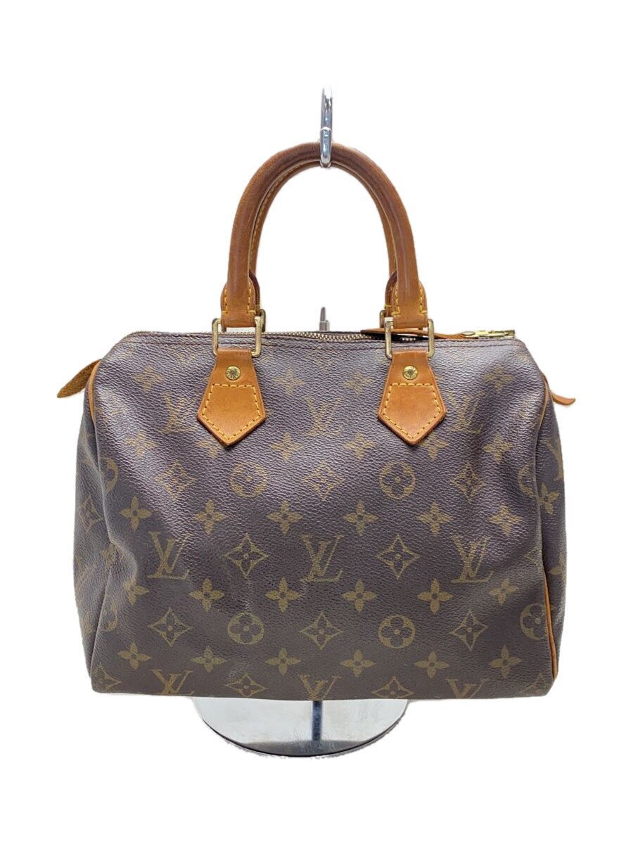 LOUIS VUITTON◆2)スピーディ25_モノグラム・キャンバス_BRW/PVC/BRW//