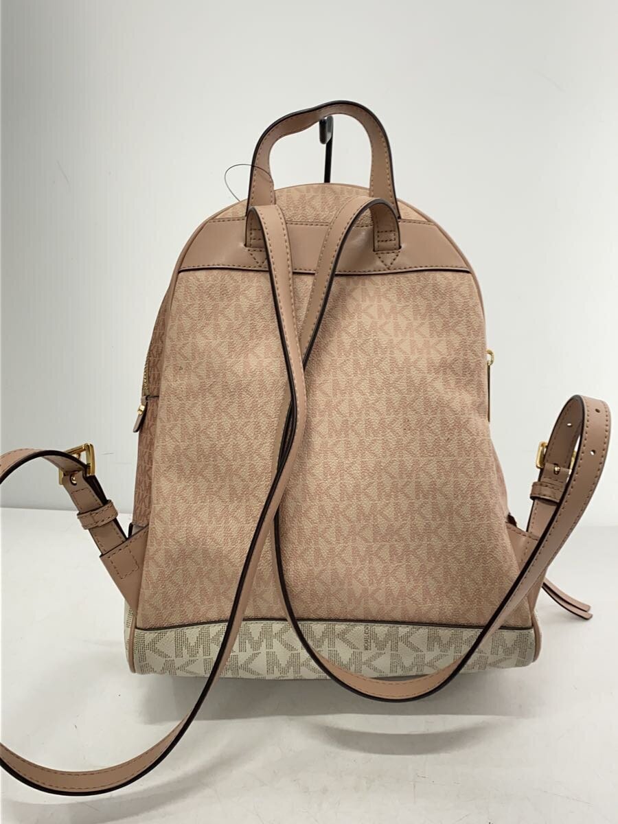MICHAEL KORS◇RHEA ZIP MK シグネチャーバックパック/PVC/PNK MICHAEL KORS◇RHEA ZIP MK シグネチャーバックパック/PVC/PNK