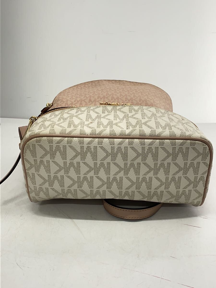 MICHAEL KORS◇RHEA ZIP MK シグネチャーバックパック/PVC/PNK MICHAEL KORS◇RHEA ZIP MK シグネチャーバックパック/PVC/PNK