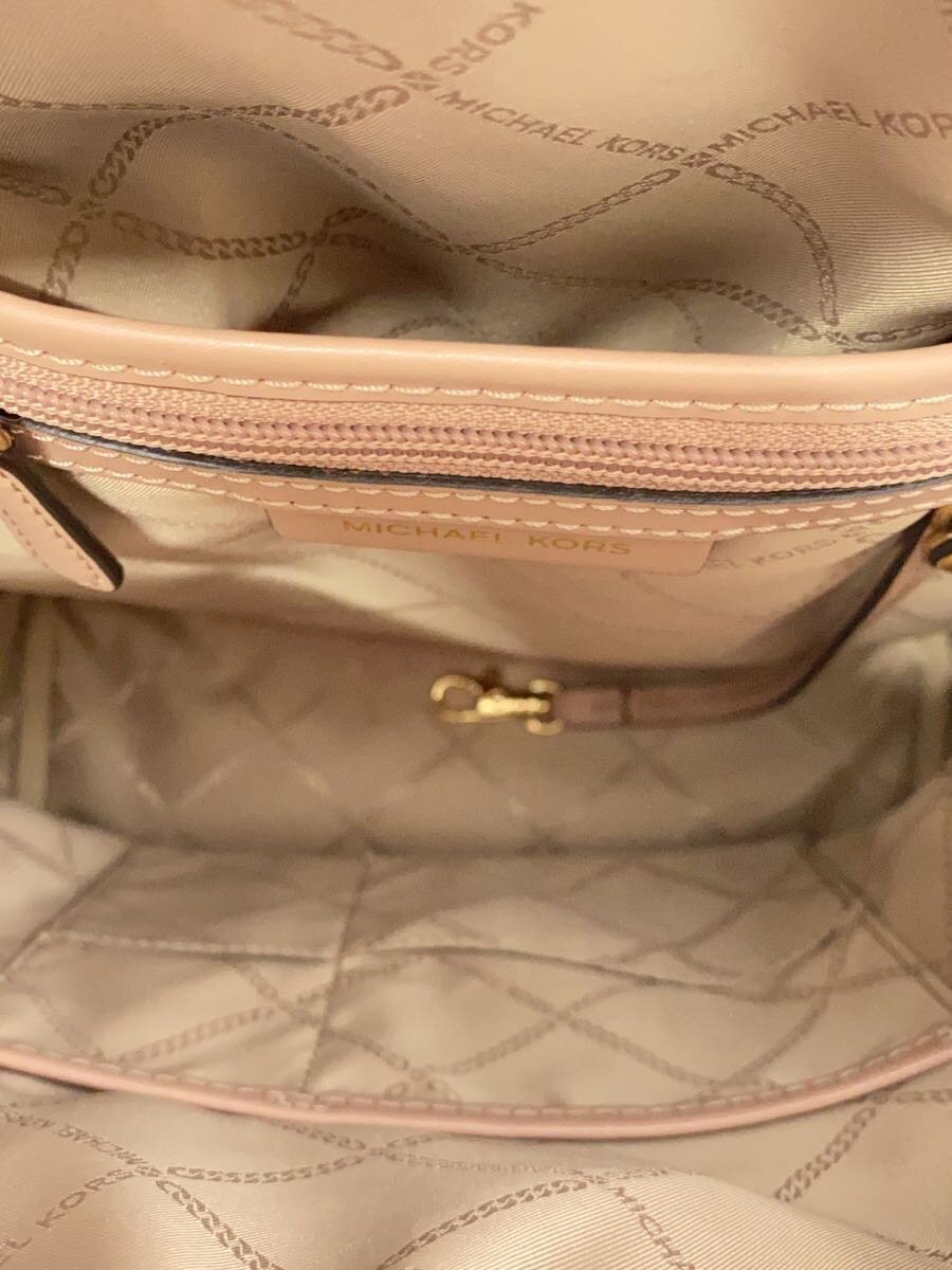 MICHAEL KORS◇RHEA ZIP MK シグネチャーバックパック/PVC/PNK MICHAEL KORS◇RHEA ZIP MK シグネチャーバックパック/PVC/PNK