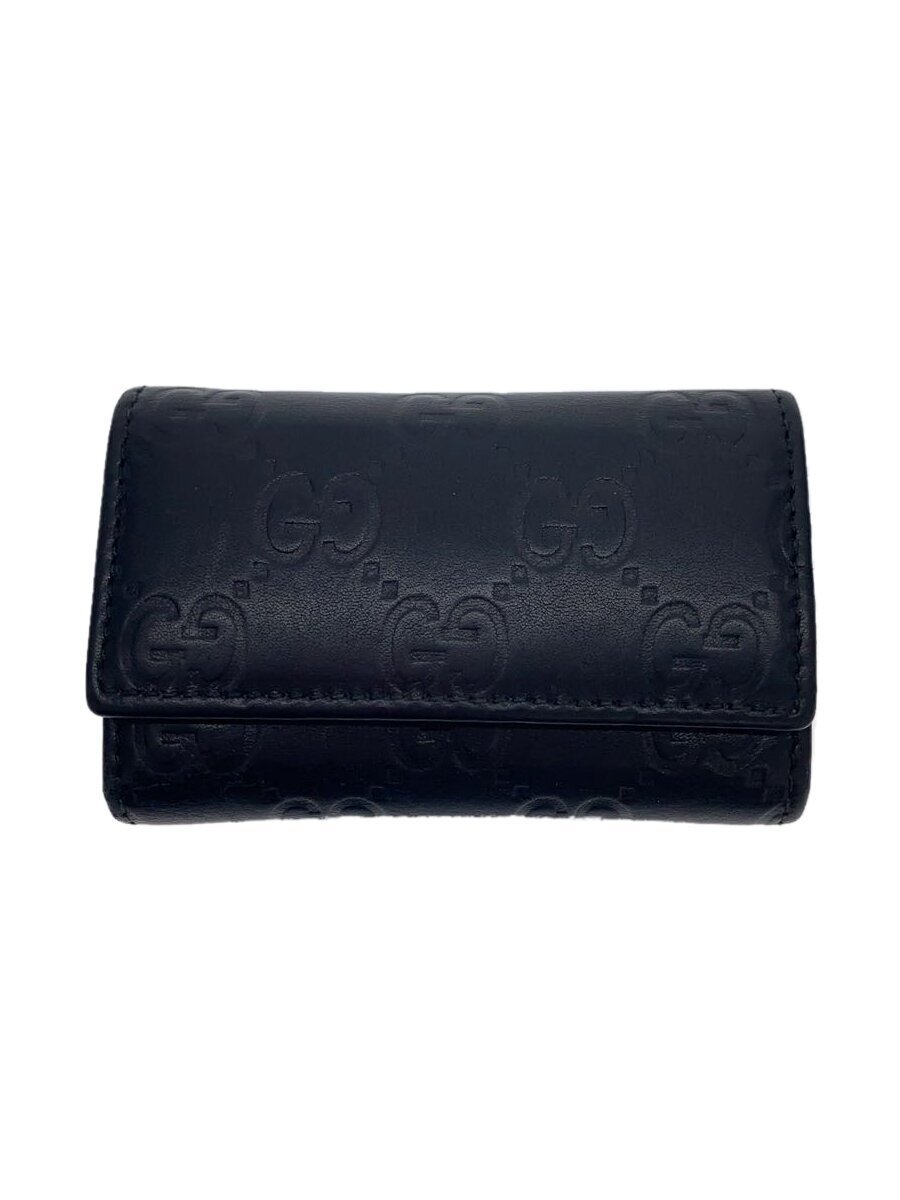 GUCCI◆キーケース/-/BLK/メンズ/138093・0416