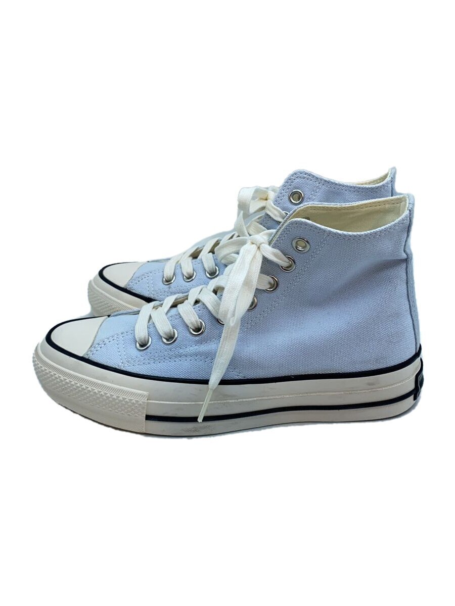 CONVERSE◆ハイカットスニーカー/24cm/BLU/コットン/1SC909