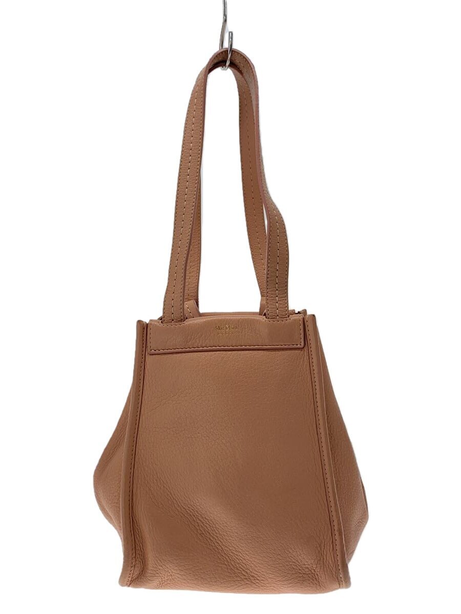 ☆MaxMara☆レザーハンドバッグ MAX MARA◇ハンドバッグ/レザー/ピンク