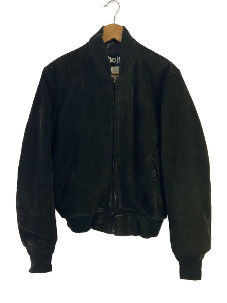 Schott スエードジャケット ブラック 40 Schott◇レザージャケット・ブルゾン/40/スウェード/BLK/使用感有