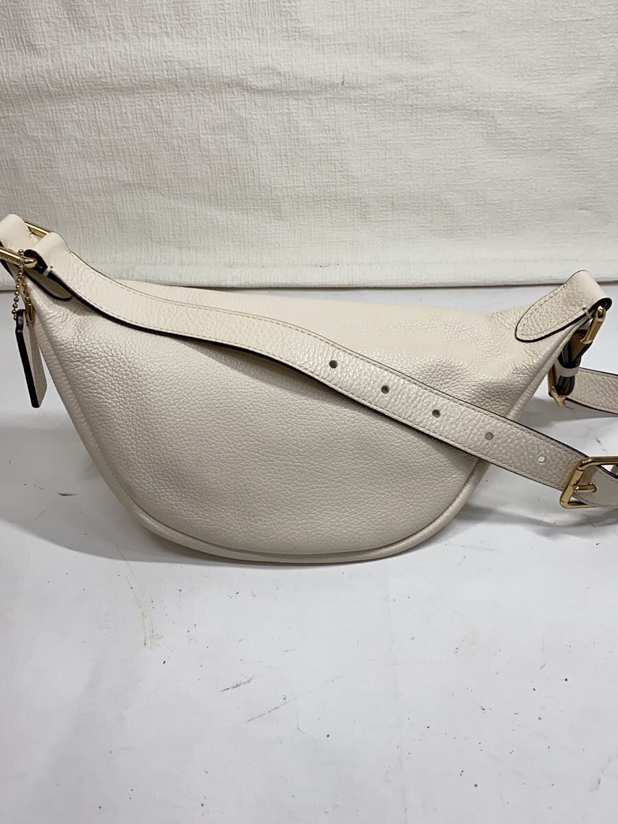 COACH◇ウエストバッグ/レザー/WHT/F48738 - ボディバッグ COACH◇ウエストバッグ/レザー/WHT/F48738 - ボディバッグ