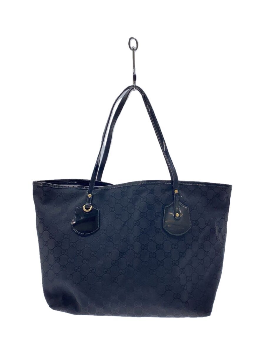 GUCCI◆GGキャンバス/トートバッグ/キャンバス/BLK/総柄/211975
