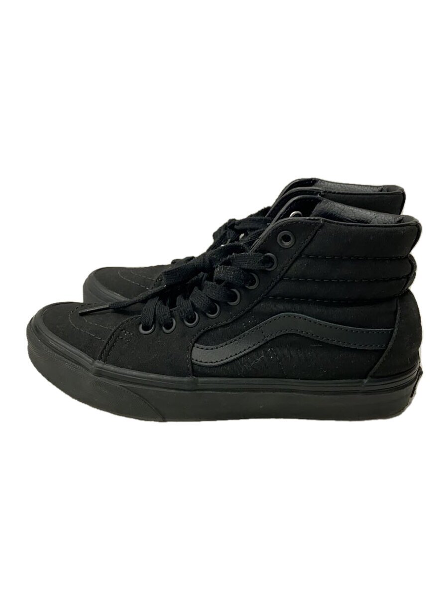 VANS◆ハイカットスニーカー/23cm/BLK/キャンバス/751505