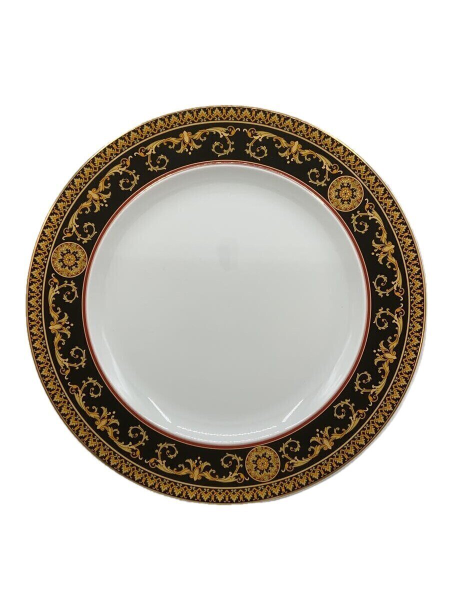 VERSACE◆Rosenthal/メデューサ/サービスプレート/BLK/27cm その他