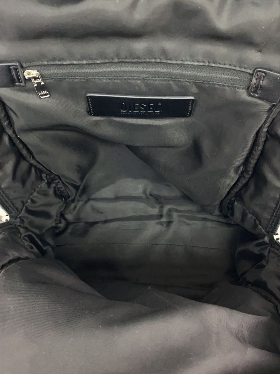 DIESEL◇リュック/レザー/-/BLK - リュックサック、デイパック DIESEL◇リュック/レザー/-/BLK - リュックサック、デイパック