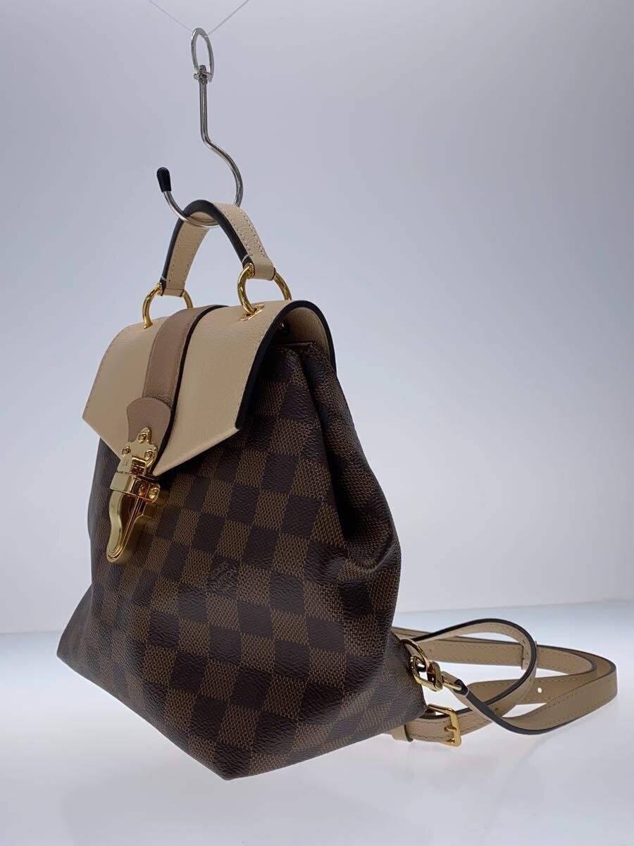 LOUIS VUITTON◇クラプトン・バックパック_ダミエ・エベヌ LOUIS VUITTON◇クラプトン・バックパック_ダミエ・エベヌ