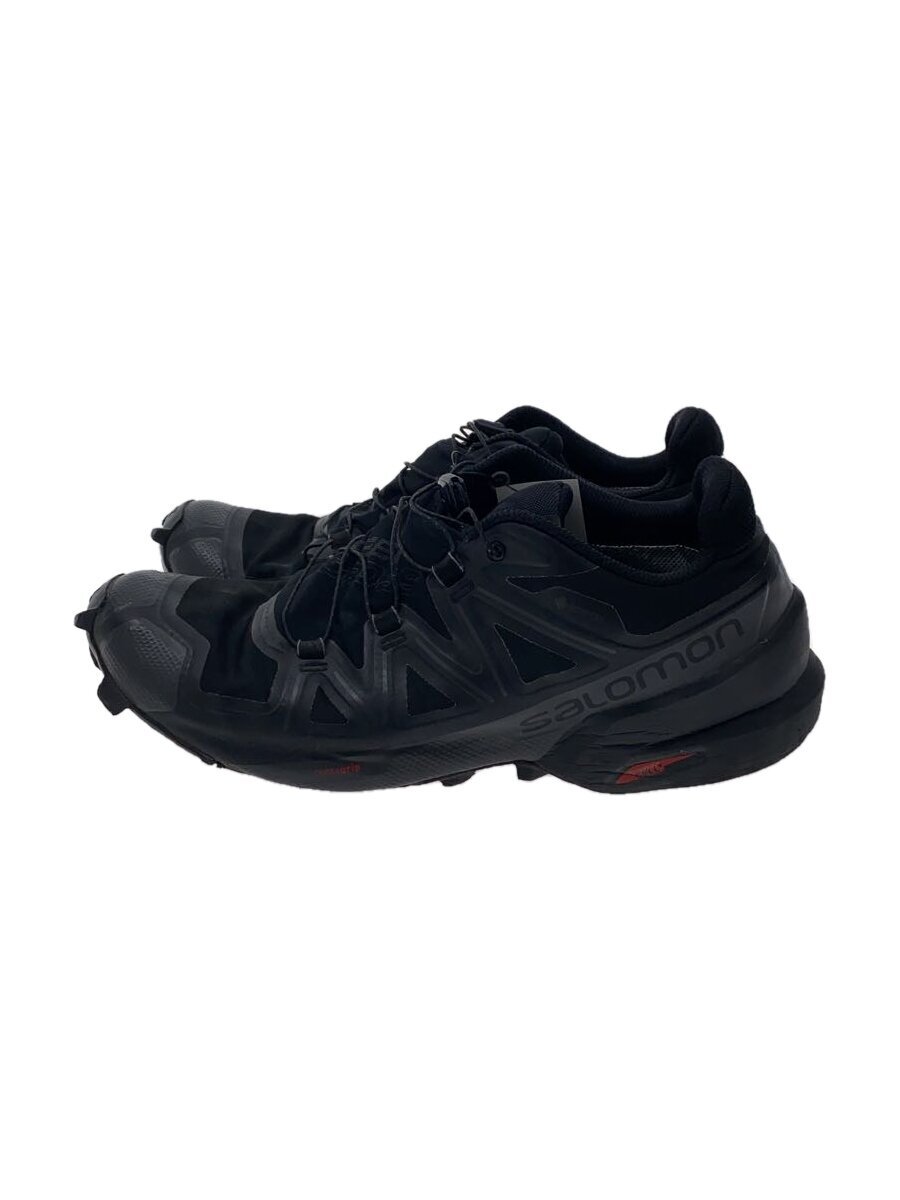 salomon◆ローカットスニーカー/27.5cm/BLK/407953/ブラック
