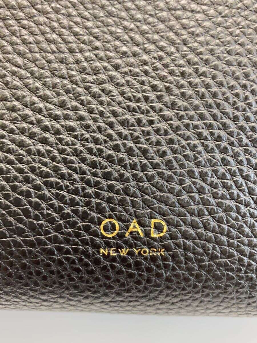 OAD NEW YORK◇ハンドバッグ/レザー/BLK OAD NEW YORK◇ハンドバッグ/レザー/BLK