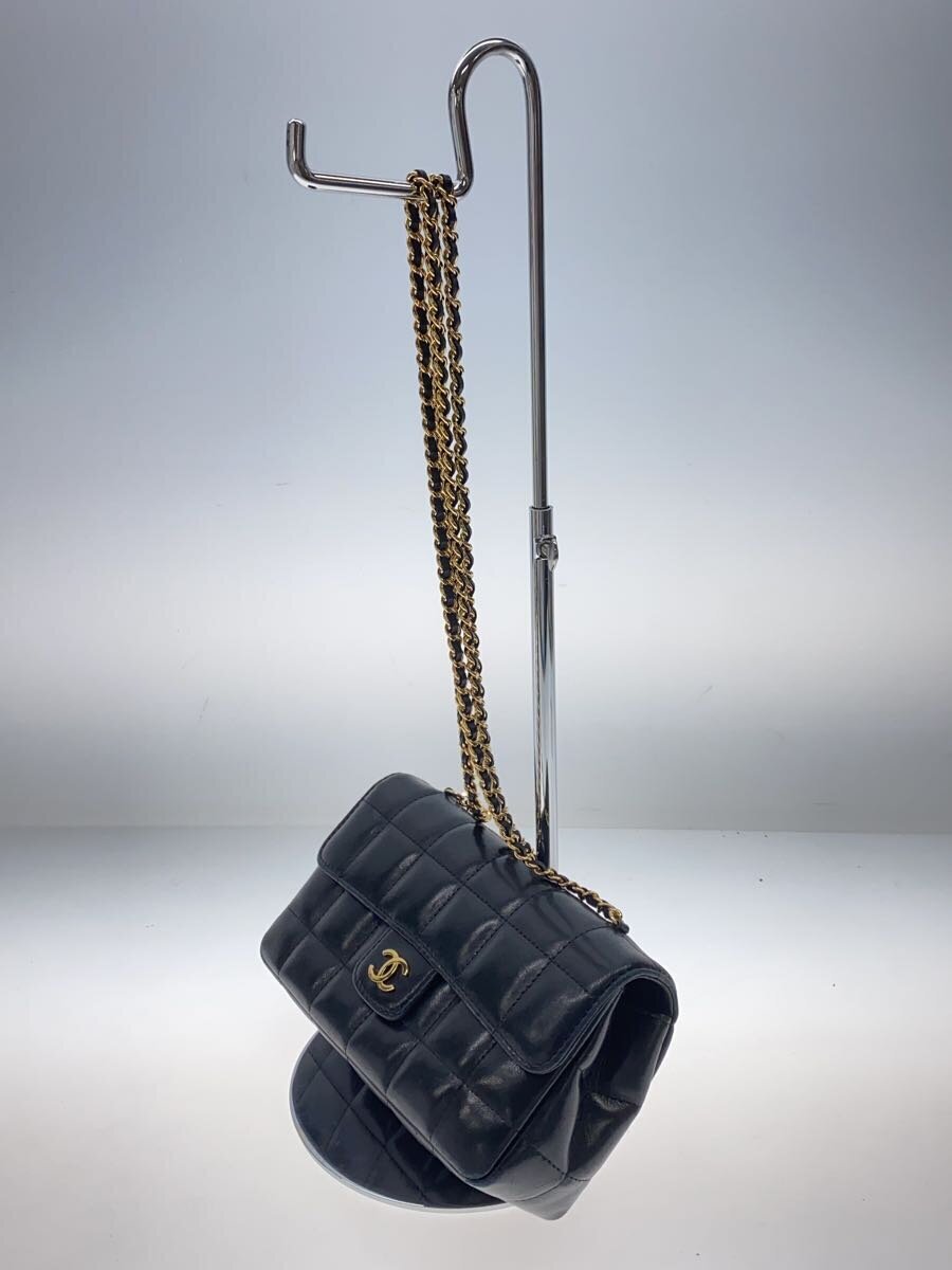 CHANEL◇チョコバー/ショルダーバッグ/レザー/BLK - その他 CHANEL◇チョコバー/ショルダーバッグ/レザー/BLK - その他