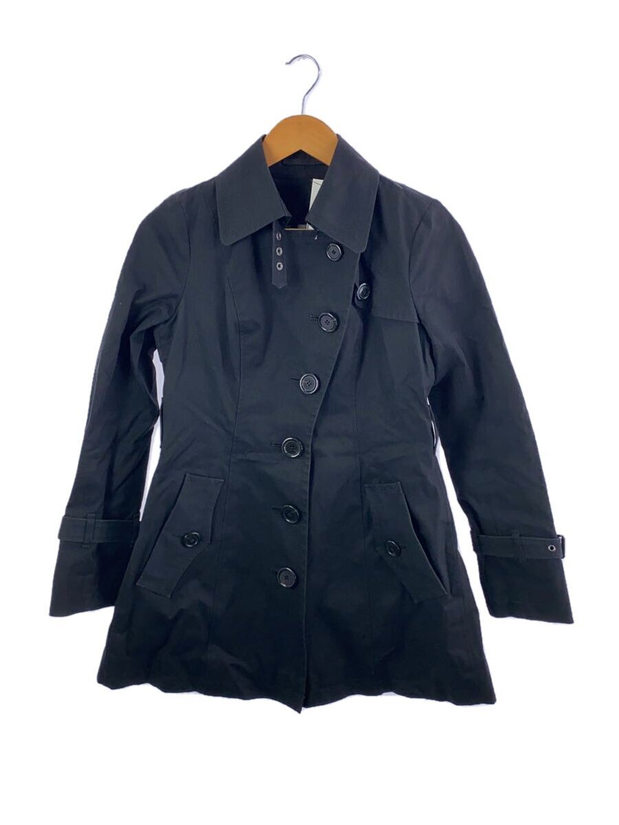 BURBERRY LONDON BLUE LABEL 黒トレンチコート Burberry Blue Label ブラック トレンチコート 38