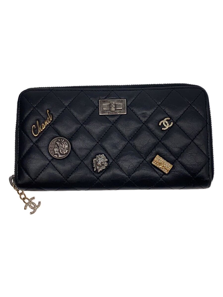 【国内発送】 CHANEL レディース 長財布 CHANEL◇CHANEL シャネル 長財布/レーヨン/BLK/レディース