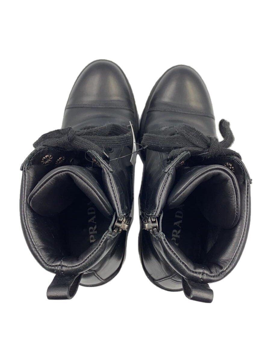 PRADA* ботинки /36/BLK/ кожа 