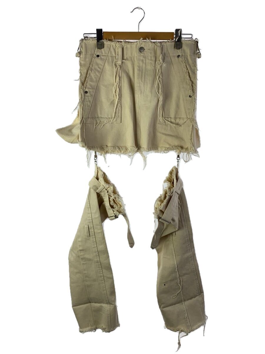 Leg Cutout Bondage Denim Skirt 黒M Voltage Control Filter(VOC)のLeg Cutout Bondage Denim Skirt