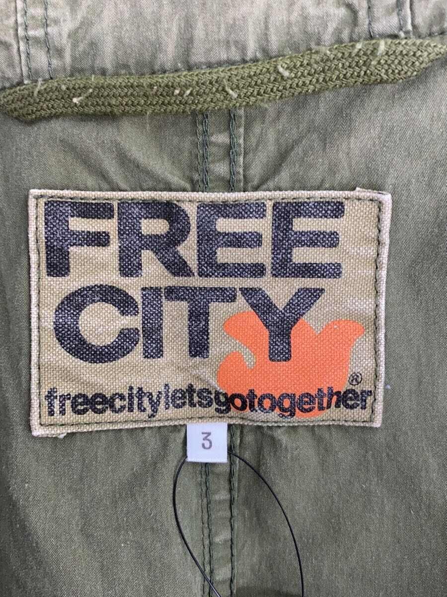 FREE CITY ミリタリージャケットシャツ サイズ3 オリーブ - メルカリ