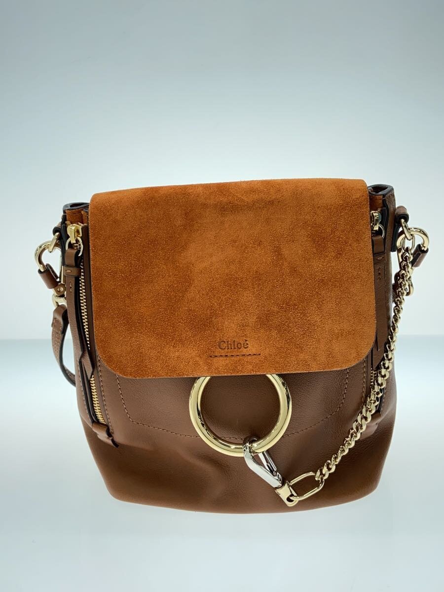 Chloe◇フェイ ミニ/リュック/レザー/スエード/BRW - リュック Chloe◇フェイ ミニ/リュック/レザー/スエード/BRW - リュック