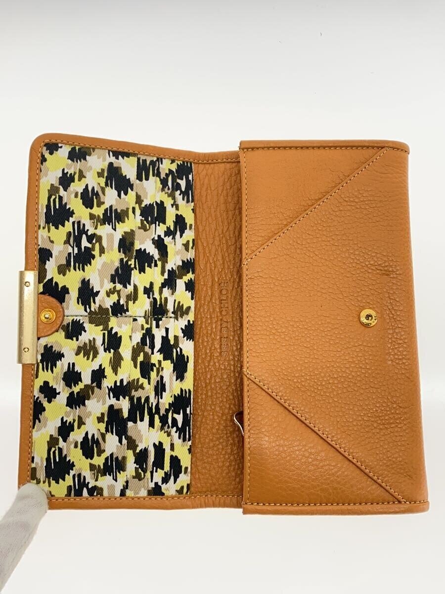 SEE BY CHLOE◇長財布/レザー/CML/無地/レディース/01-12-97-65 SEE BY CHLOE◇長財布/レザー/CML/無地/レディース/01-12-97-65