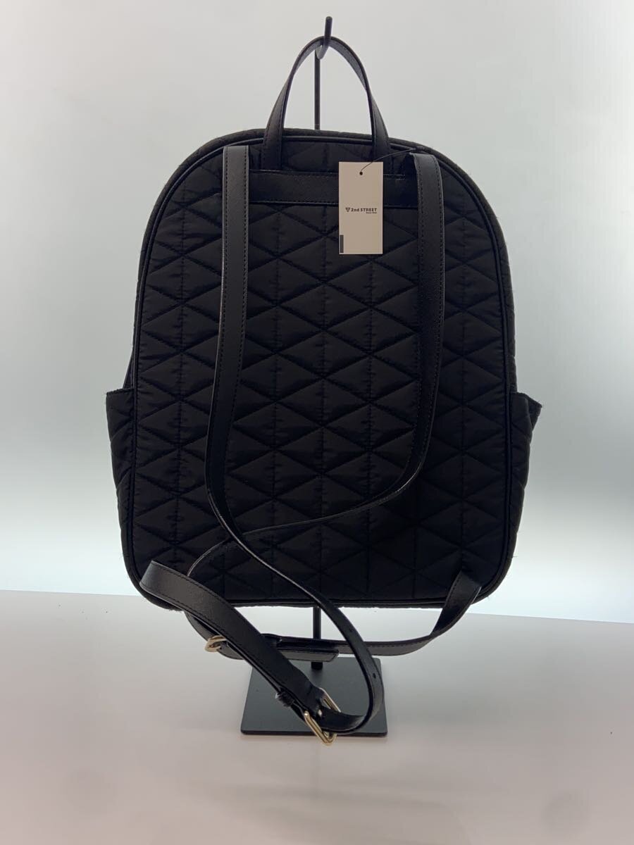 kate spade new york◇キルティング/リュック/ナイロン/BLK kate spade new york◇キルティング/リュック/ナイロン/BLK