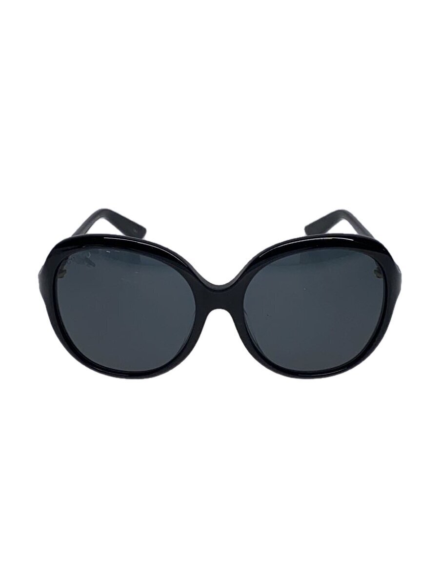 GUCCI◆サングラス/-/プラスチック/BLK/BLK/レディース/GG0489SA