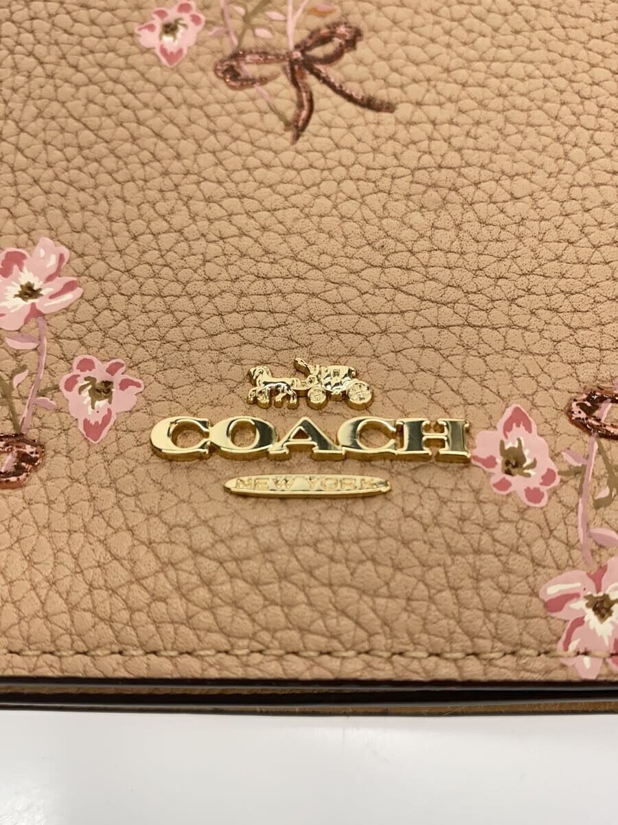 COACH◇長財布/レザー/ベージュ/花柄/レディース - 長財布(小銭 COACH◇長財布/レザー/ベージュ/花柄/レディース - 長財布(小銭