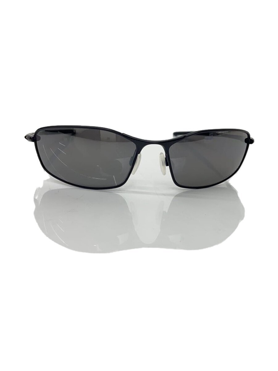 OAKLEY◆サングラス/メタル/BLK/GRY/メンズ/4141-0360