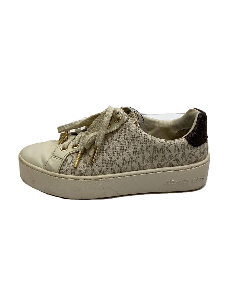 MICHAEL KORS◆ローカットスニーカー/US7/WHT/AN21A